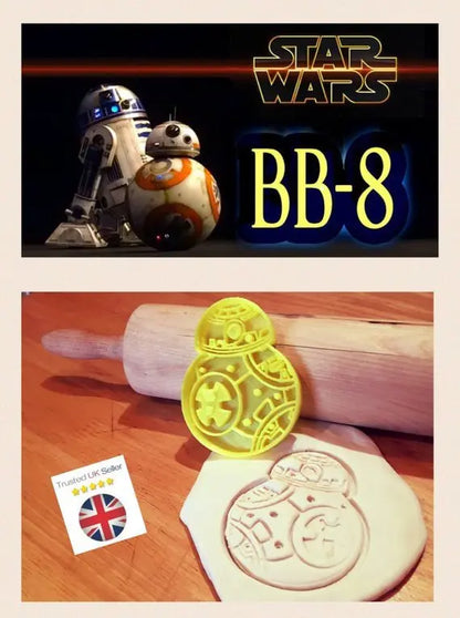 R2d2 Chewbacca Darth Vader Storm Trooper Bb8 Star Wars-INSPIRED Cookie Cutter MEG cookie cutters