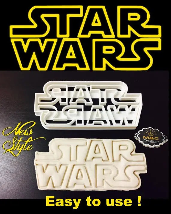 R2d2 Chewbacca Darth Vader Storm Trooper Bb8 Star Wars-INSPIRED Cookie Cutter MEG cookie cutters