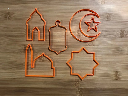 Ramadan - Eid Muslim Islamic - Islam cake - cookie cutter set MEG cookie cutters
