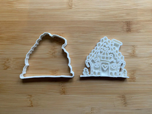 Santa's House Christmas cookie cutter + stamp MEG cookie cutters