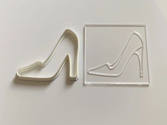 Shoe heel - Cookie cutter + Debossing MEG cookie cutters