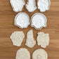 Shopkins Uk Seller Plastic Biscuit Cookie Cutter Fondant Cake Decorating MEG cookie cutters