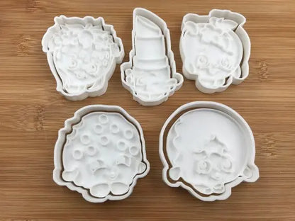 Shopkins Uk Seller Plastic Biscuit Cookie Cutter Fondant Cake Decorating MEG cookie cutters