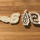 Six 6 Racing Number Digit Cookie Cutter Dough Biscuit Pastry Fondant MEG cookie cutters