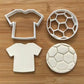 Soccer / Football Uk Seller Plastic Biscuit Cookie Cutter Fondant Cake Decor MEG cookie cutters
