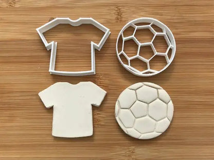 Soccer / Football Uk Seller Plastic Biscuit Cookie Cutter Fondant Cake Decor MEG cookie cutters