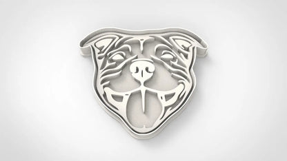 Staffordshire bull terrier - dog - Uk SELLER Cookie Cutter Fondant Cake Decorating MEG cookie cutters