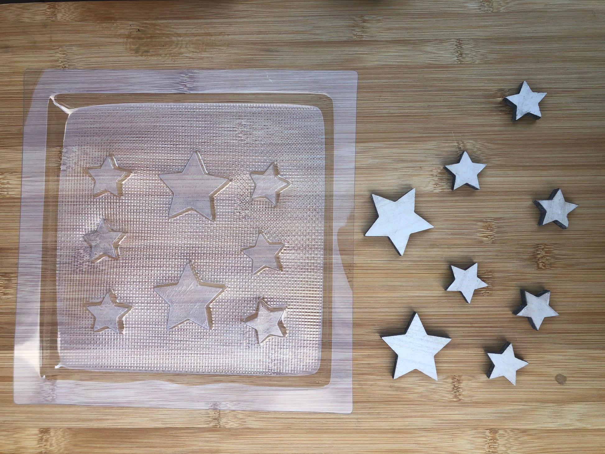 Stars chocolate mould star Christmas MEG cookie cutters