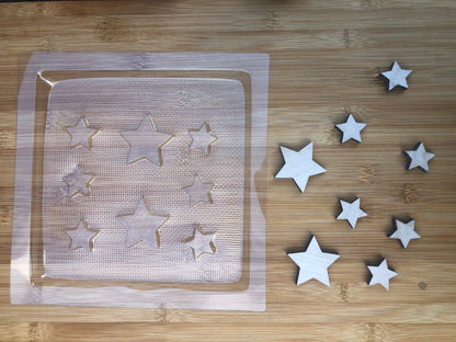 Stars chocolate mould star Christmas MEG cookie cutters