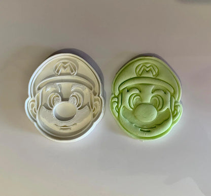 Super Mario (Style 1) - Cutter + Stamp MEG cookie cutters