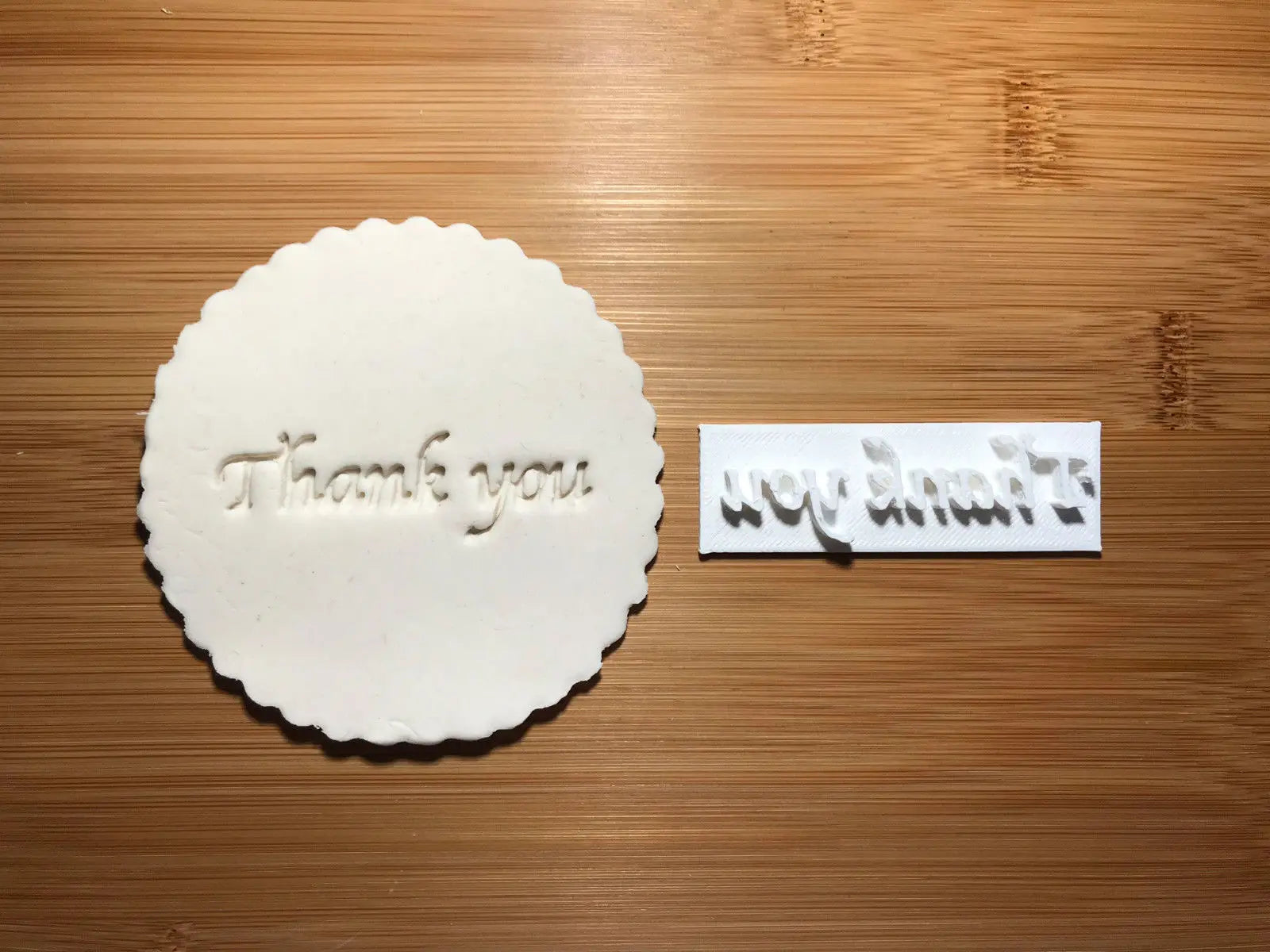 THANK YOU - Embossing - stamp (1) MEG cookie cutters
