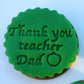 THANK YOU TEACHER dad - Embossing - stamp MEG cookie cutters