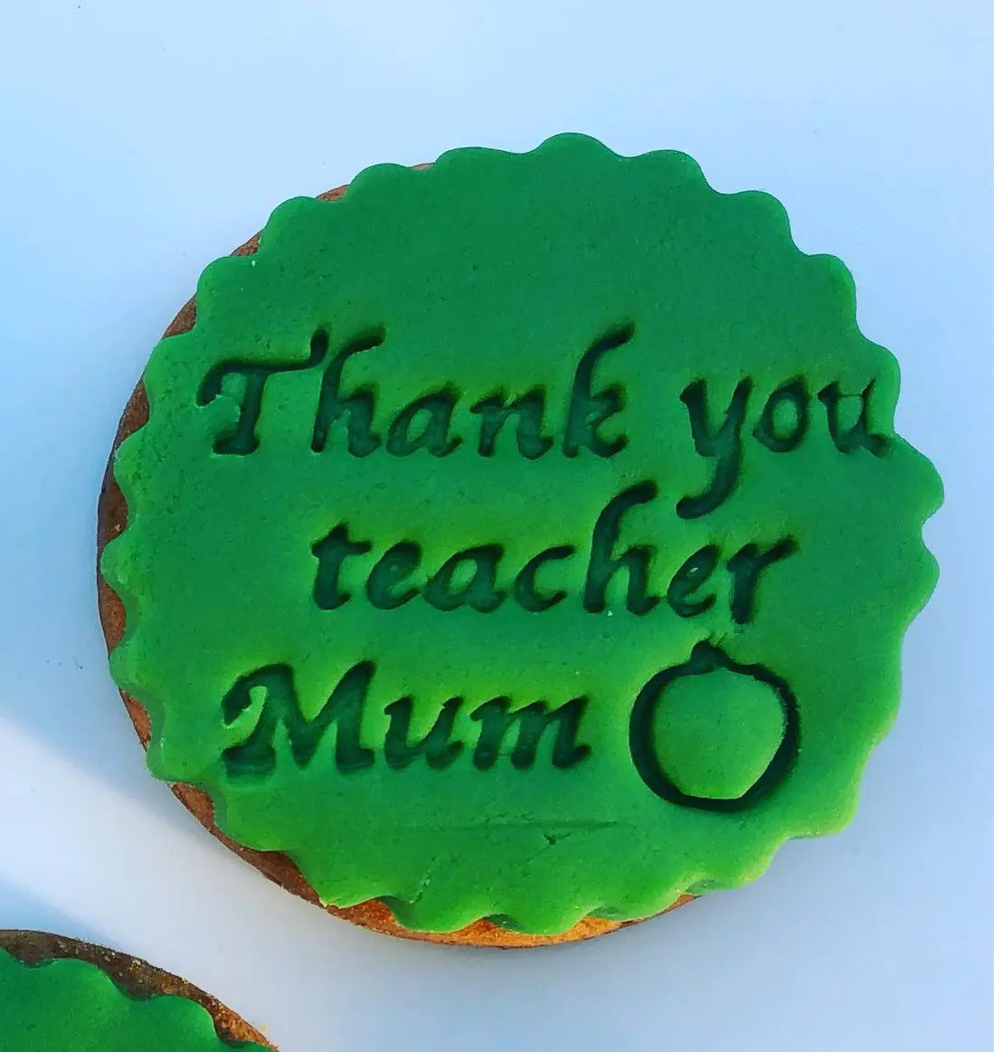 THANK YOU TEACHER mum - Embossing - stamp MEG cookie cutters