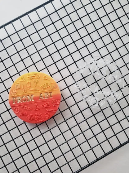 Teacher collection 2022 Debossing 1 MEG cookie cutters