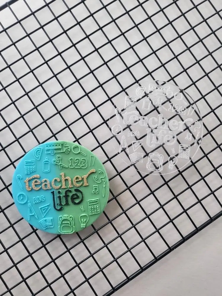 Teacher collection 2022 Debossing 2 MEG cookie cutters