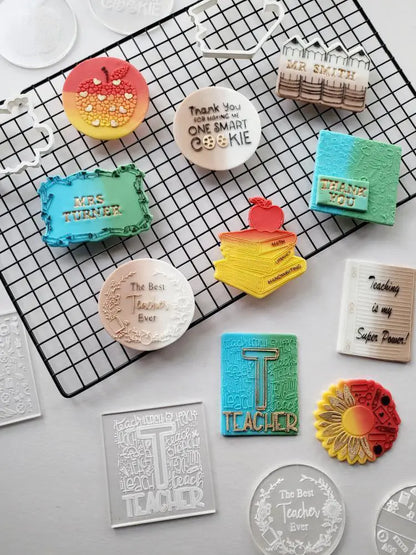 Teacher collection 2022 Debossing (12) MEG cookie cutters