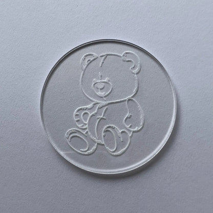 Teddy bear Debossing MEG cookie cutters