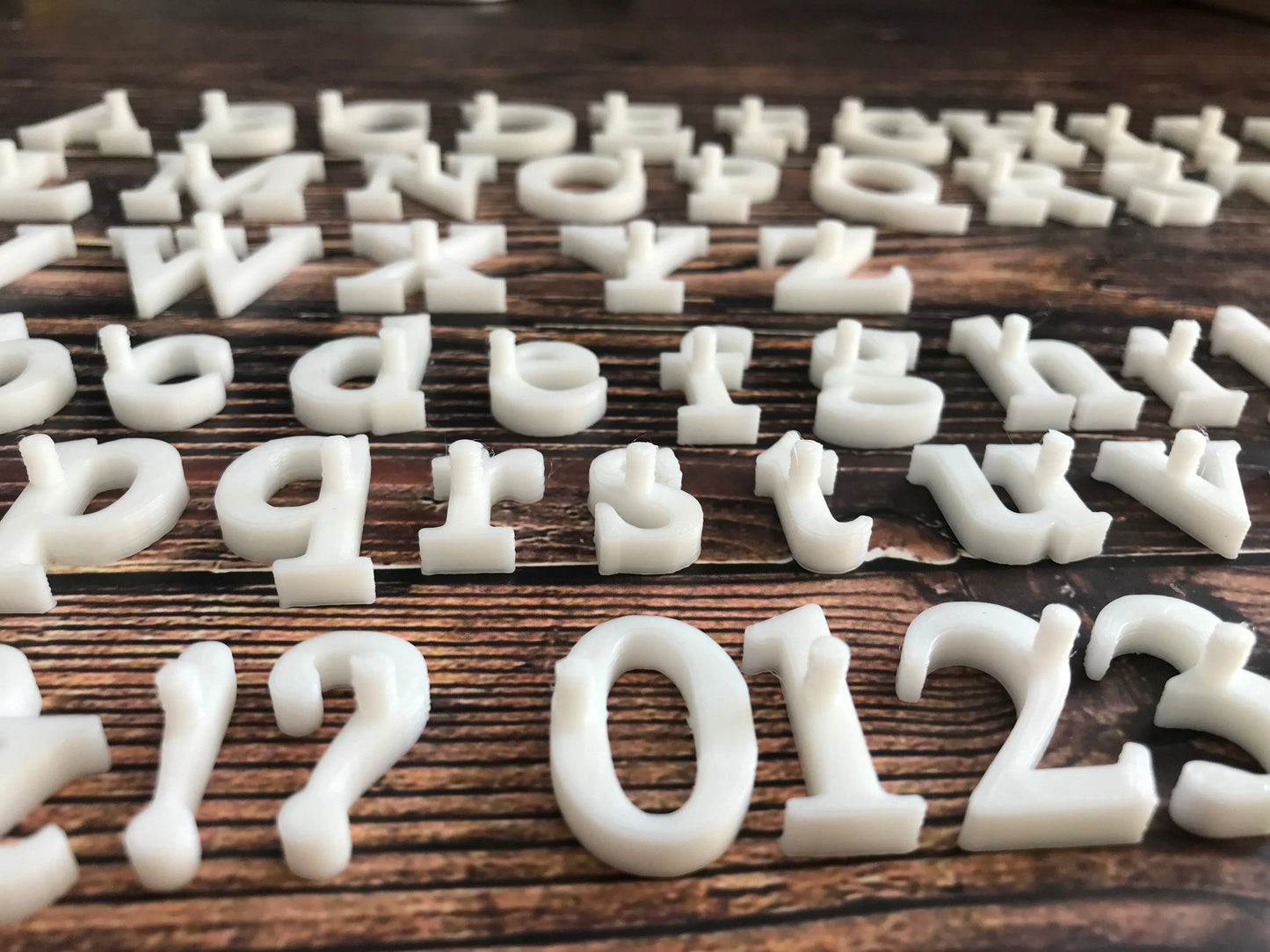 Times New Roman Font full Alphabet Stamp - Fondant Embosser Cake MEG cookie cutters