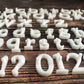 Times New Roman Font full Alphabet Stamp - Fondant Embosser Cake MEG cookie cutters