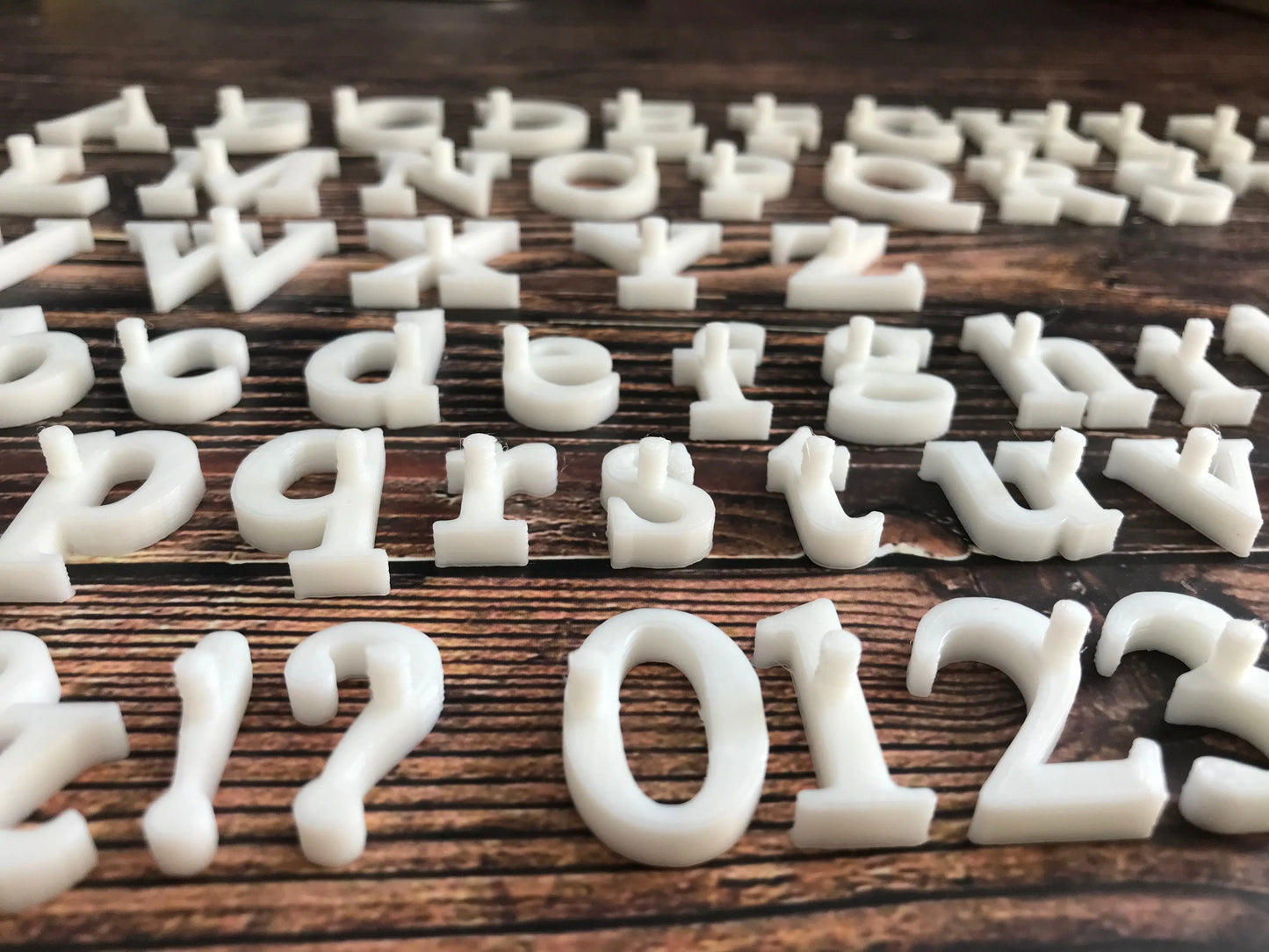 Times New Roman Font full Alphabet Stamp - Fondant Embosser Cake MEG cookie cutters