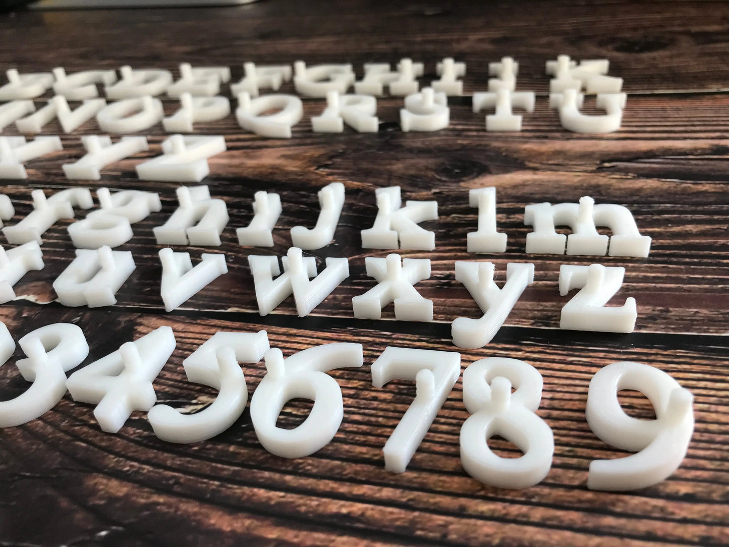 Times New Roman Font full Alphabet Stamp - Fondant Embosser Cake MEG cookie cutters