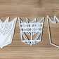 Transformers-inspired Logo 1 Uk Seller Plastic Biscuit Cookie Cutter Fondant Cake Decorb MEG cookie cutters