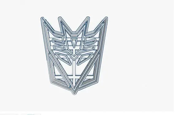 Transformers-inspired Logo 1 Uk Seller Plastic Biscuit Cookie Cutter Fondant Cake Decorb MEG cookie cutters