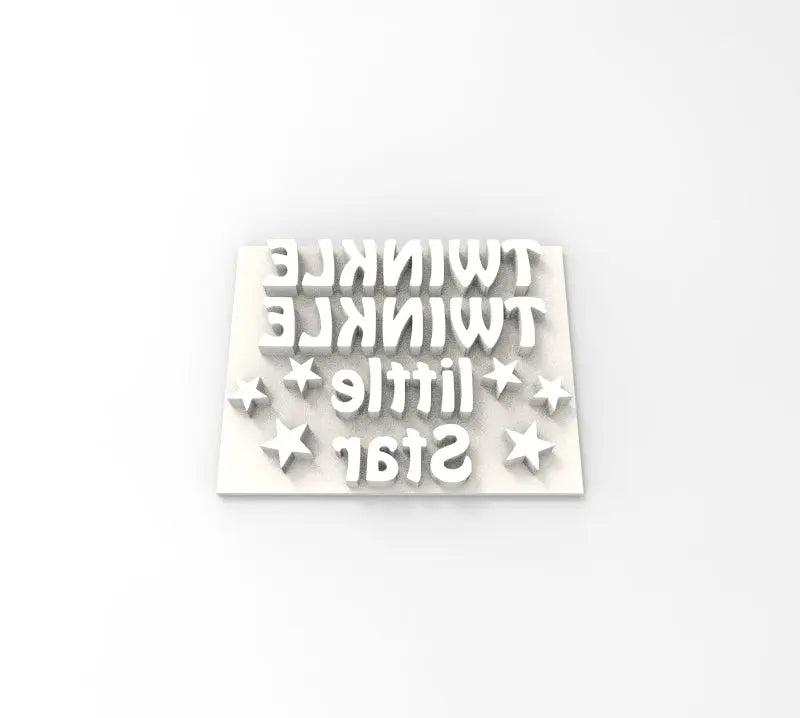 Twinkle Twinkle little star - Embossing - stamp MEG cookie cutters