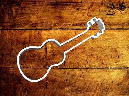 Ukulele music Guitar Plastic Cookie Cutter Fondant Cake Decorating Cupcake MEG cookie cutters