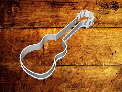 Ukulele music Guitar Plastic Cookie Cutter Fondant Cake Decorating Cupcake MEG cookie cutters
