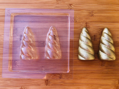 Unicorn horn - chocolate mould -inspired - bath bomb mould MEG cookie cutters