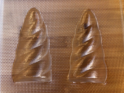 Unicorn horn - chocolate mould -inspired - bath bomb mould MEG cookie cutters