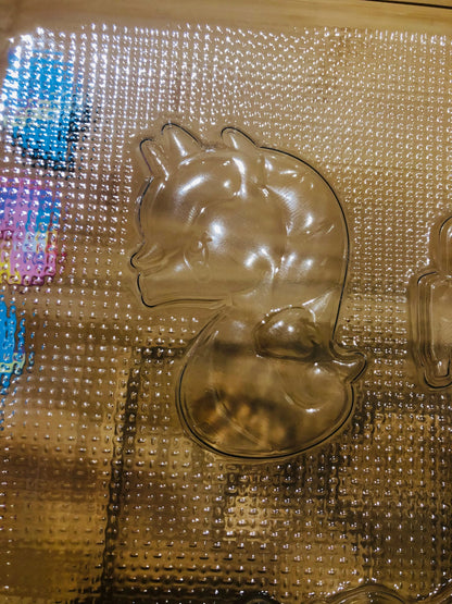 Unicorn whale seahorse chocolate mould can use on fondant soap or plaster MEG cookie cutters
