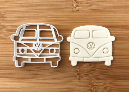 VW-INSPIRED Van Vintage Beach Cookie Cutter Fondant cupcake cake Small Medium Large MEG cookie cutters