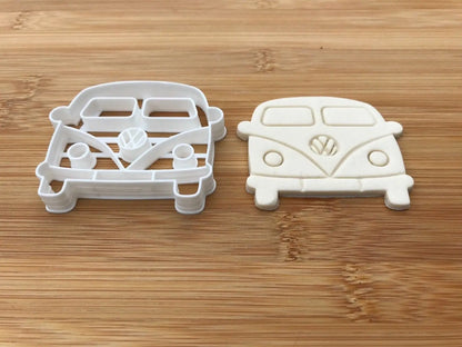 VW-INSPIRED Van Vintage Beach Cookie Cutter Fondant cupcake cake Small Medium Large MEG cookie cutters