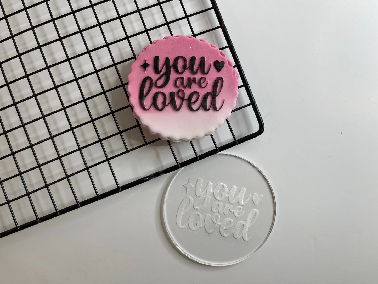 Valentine's day - Debossing - You are loved MEG cookie cutters