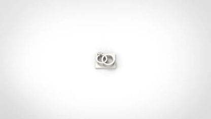Wedding ring embossing-stamp MEG cookie cutters