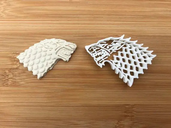 Wolf Game Of Thrones Uk Seller Cookie Cutter fondant cake decorating Mould MEG cookie cutters