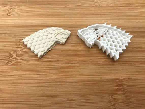 Wolf Game Of Thrones Uk Seller Cookie Cutter fondant cake decorating Mould MEG cookie cutters