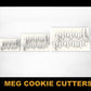 Yummy Mummy stamp cookie cutter Fondant Cutter Cake Decorating 2 - 3 - 4 INCHES UK MEG cookie cutters