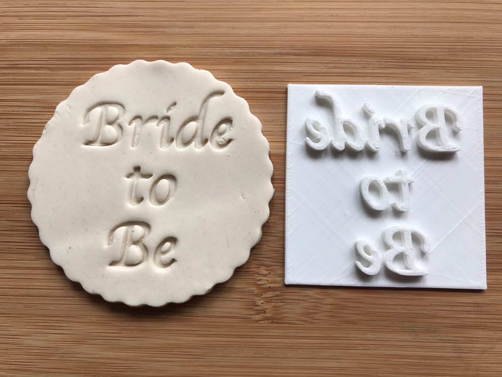 BRIDE TO BE - Embossing - stamp MEG cookie cutters
