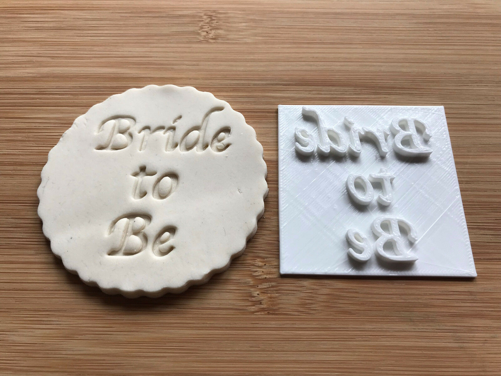 BRIDE TO BE - Embossing - stamp MEG cookie cutters