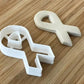cancer ribbon Cookie cutters MEG cookie cutters