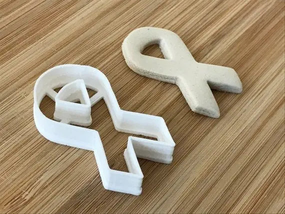 cancer ribbon Cookie cutters MEG cookie cutters