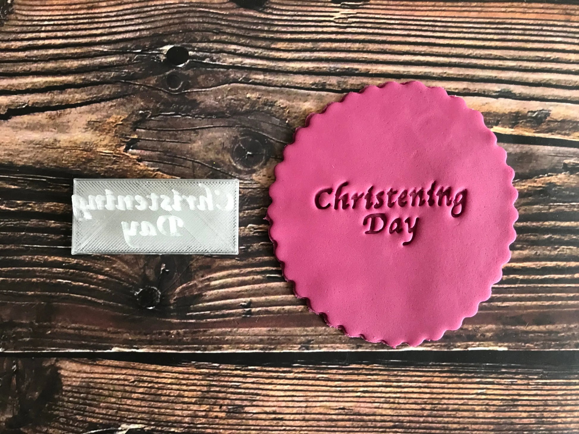 christening day - Embossing - stamp MEG cookie cutters