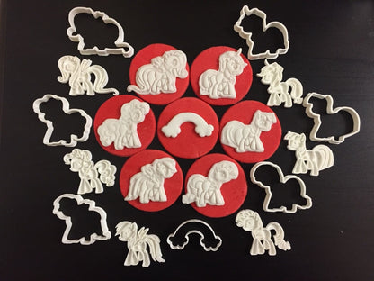 Little Pony cupcake 002 cookie cutter cupcake set cake decoration MEG cookie cutters