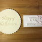 HAPPY HALLOWEEN - Embossing - stamp MEG cookie cutters