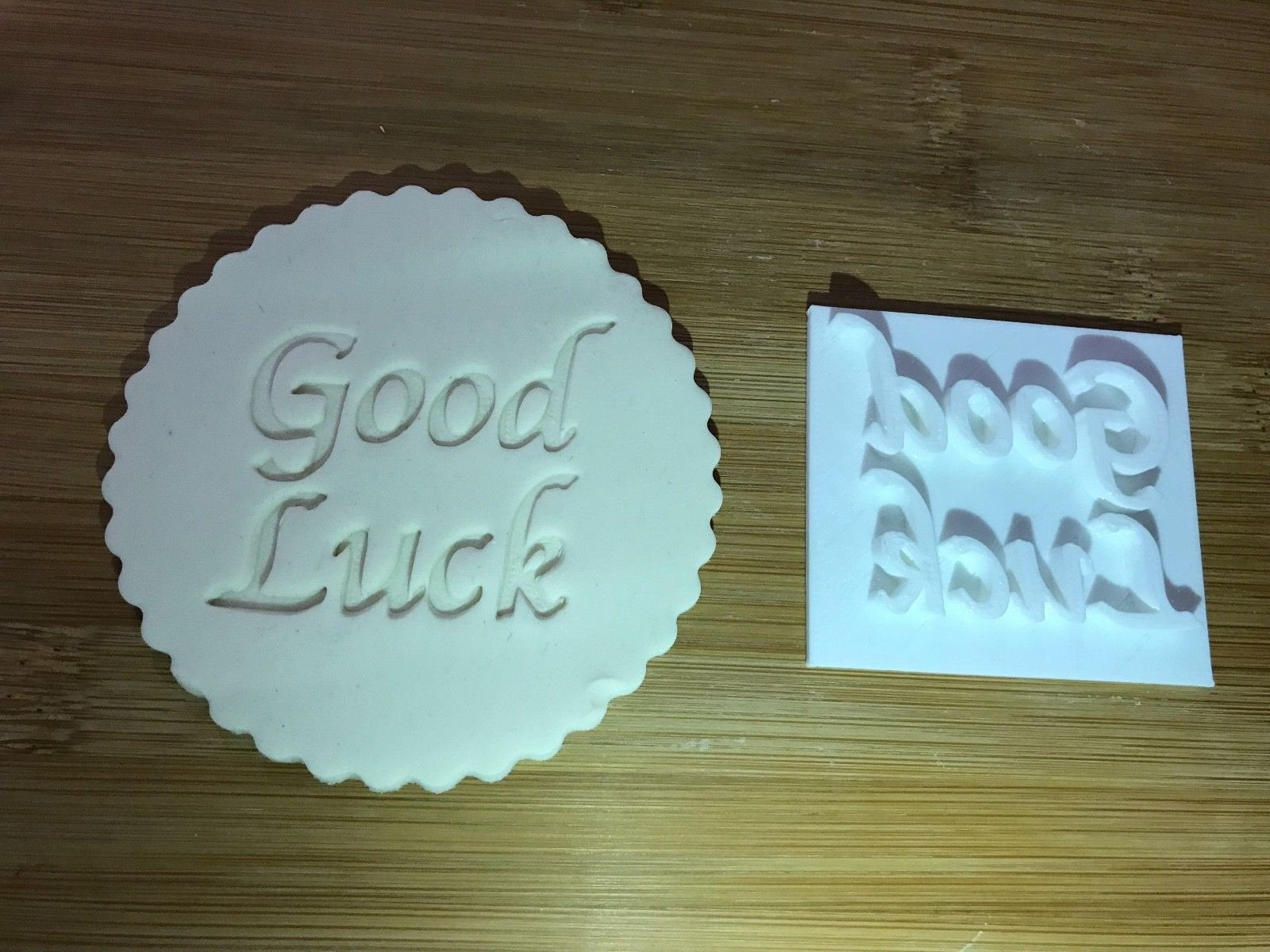 GOOD LUCK - Embossing - stamp MEG cookie cutters