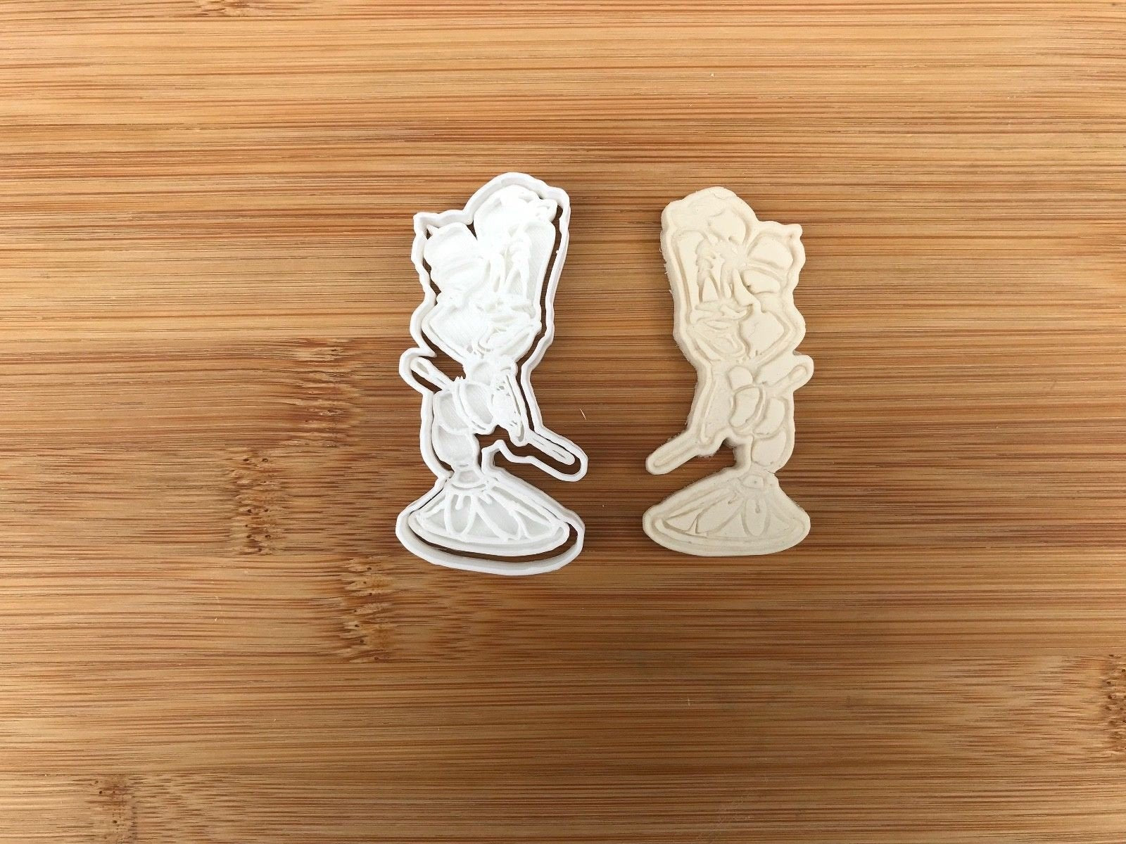 Lumiere Cartoon Character 028 Cookie Cutter Cup cake size UK MEG cookie cutters