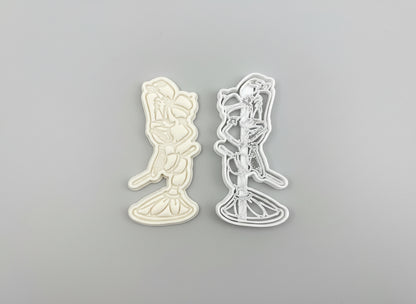 Lumiere Cartoon Character 028 Cookie Cutter Cup cake size UK MEG cookie cutters